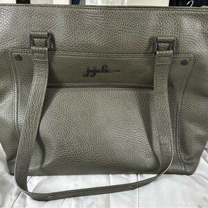 Jujube Ever Collection Green Leather Tote Bag